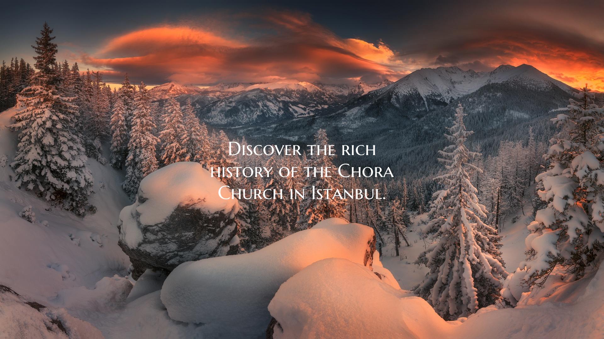 Discover the rich history of the Chora Church in I...